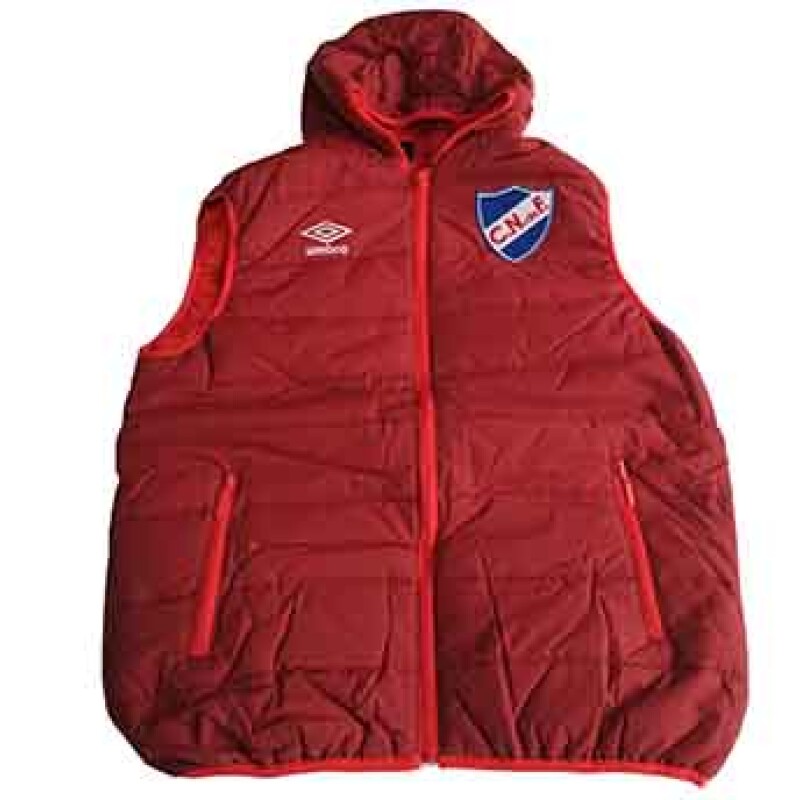 Chaleco de Hombre Umbro Inflado C.N.de F AD Bordó - Rojo
