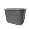 Caja Organizadora rectangular grande de plástico con trabas - RAINHA Caja Organizadora rectangular grande de plástico con trabas - RAINHA