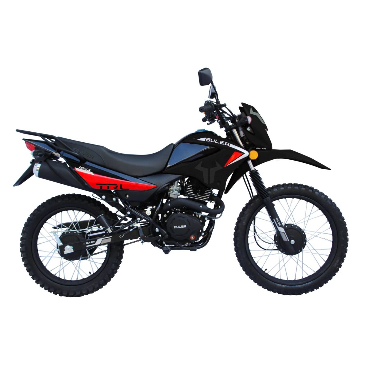 Motocicleta Buler Trail TRL 150cc - Rayos - Negro 