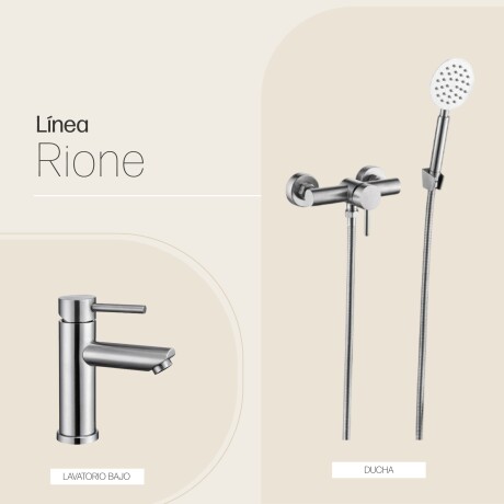Juego Grifería Rione Brush Nickel Exterior GRIS-BRUSHED NICKEL