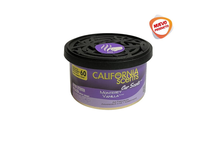 Aromatizador Lata Madera Monterey Vainilla California Scents Aromatizador Lata Madera Monterey Vainilla California Scents