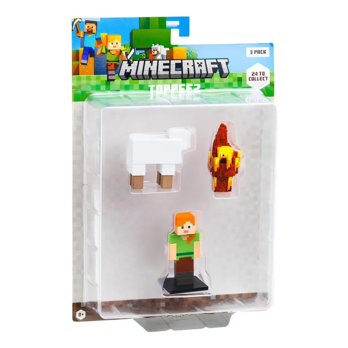 Figura Minecraft x 3 - Pack 3 