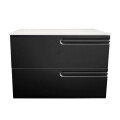 MUEBLE DE BAÑO ECONIC 80 CM NEGRO MATE CON ENCIMERA Mueble De Baño Econic 80 Cm Negro Mate Con Encimera