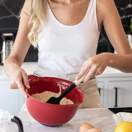 Espatula Raspadora Silicona Blanca 30 cm Espatula Raspadora Silicona Blanca 30 cm