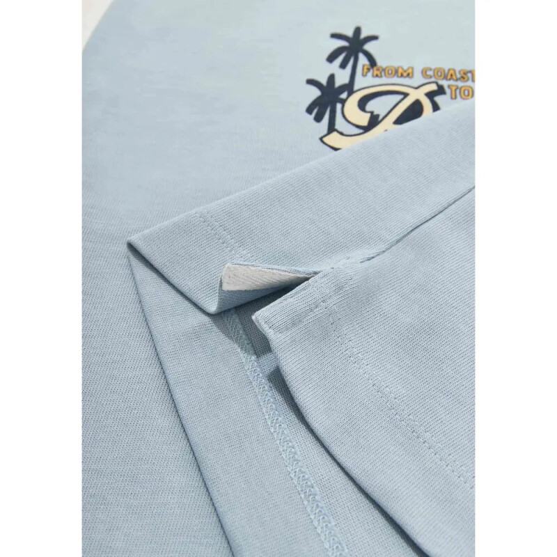 BLUSA SM FEM AZUL CLARO