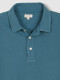 Polo Detalles Contraste Azul Claro