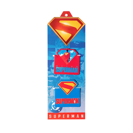 Marcador de Libro Magnetico Superman x2 Marcador de Libro Magnetico Superman x2