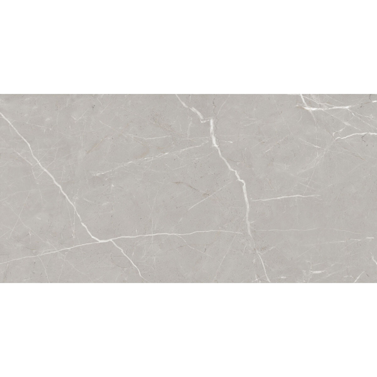 Cerámica Gris Pulida Rectificada Esmaltado 58X120Cm Piso Pared 