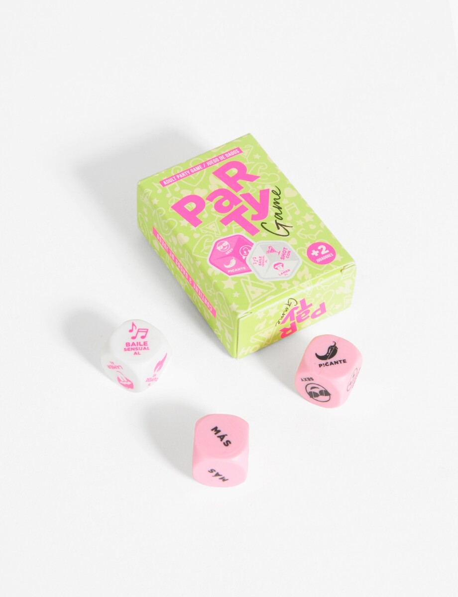 Party Game - juego de dados - rosa 