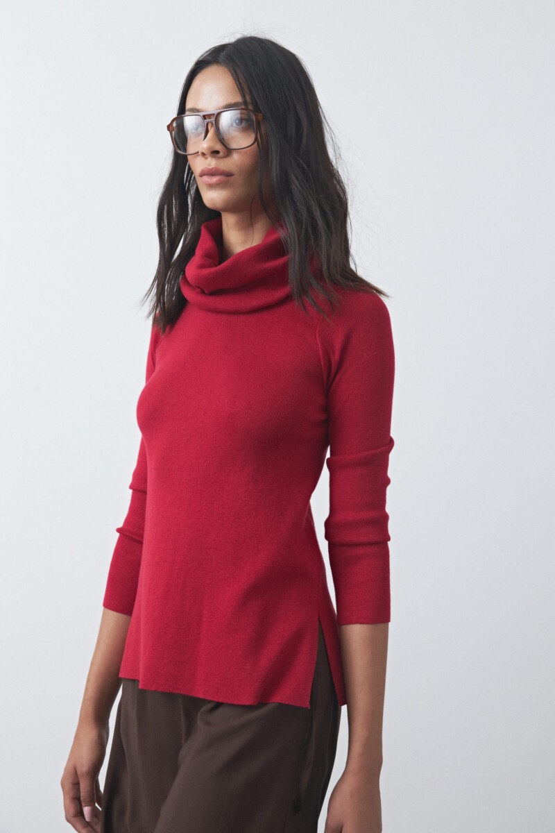 POLERA MENTAS - Rojo 