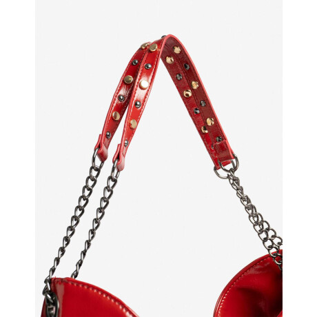 Shopper Efecto Satinado Rojo Medio