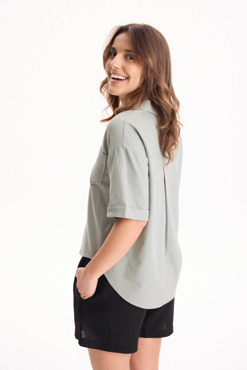 Camisa Amalfi Verde Oliva