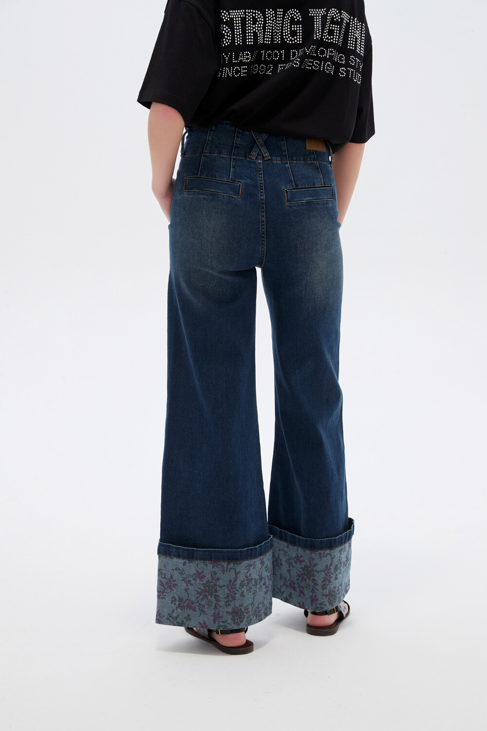 Pantalon Almyra Azul Medio