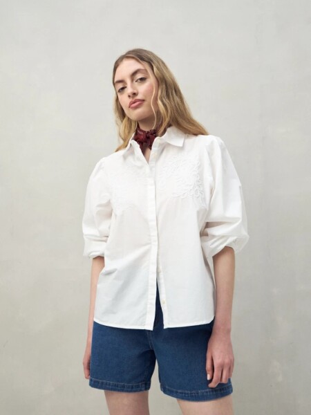 CAMISA D.CASSIN CORDEL BLANCO