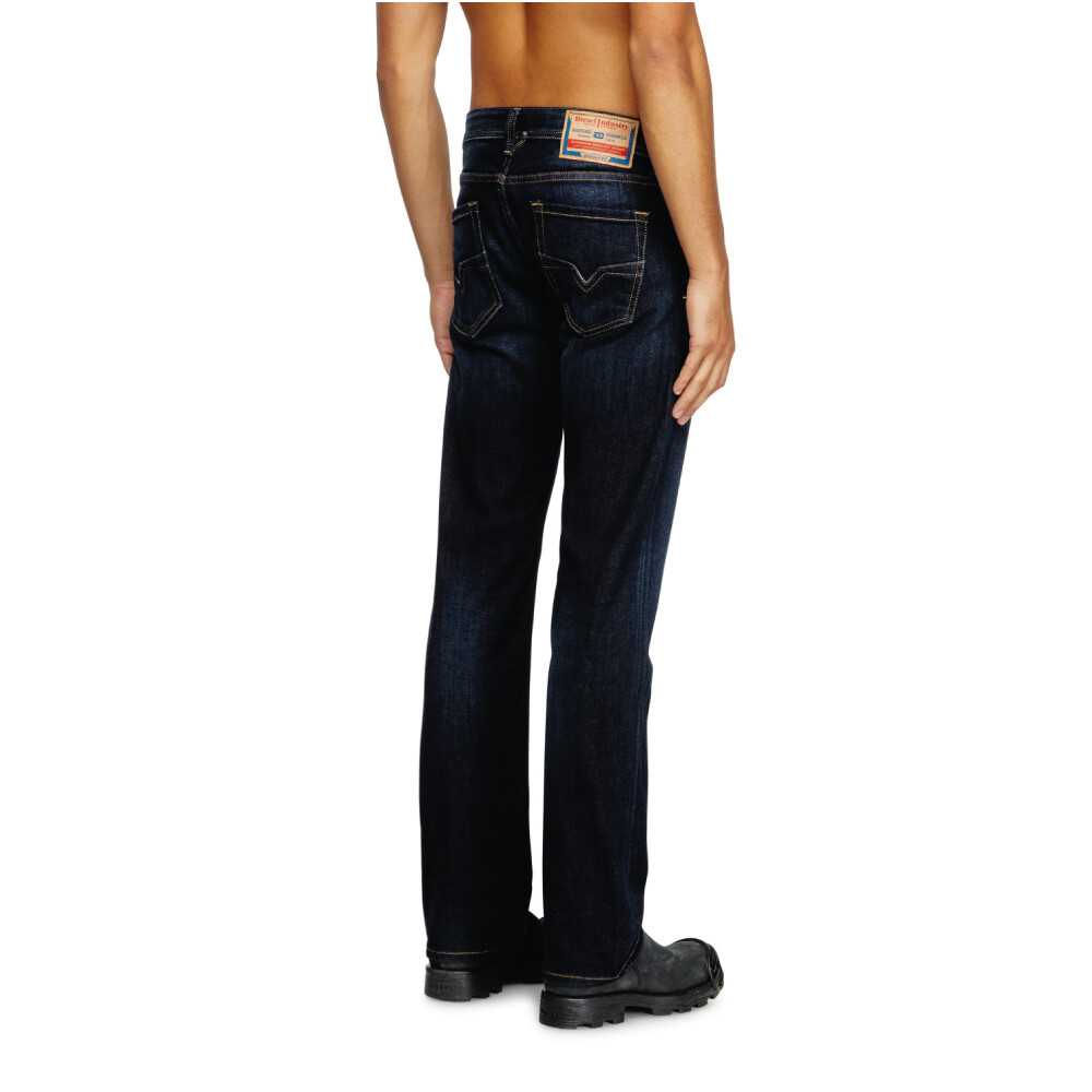 Jeans Urbano Para Hombre Regular Jeans - 1985 Larkee Azul Marino