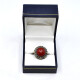 Anillo Antiguo En Plata, Oro 18K Y Coral Anillo Antiguo En Plata, Oro 18K Y Coral