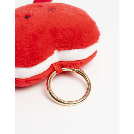 Plushie Charm Corazon Rojo Rojo Cereza