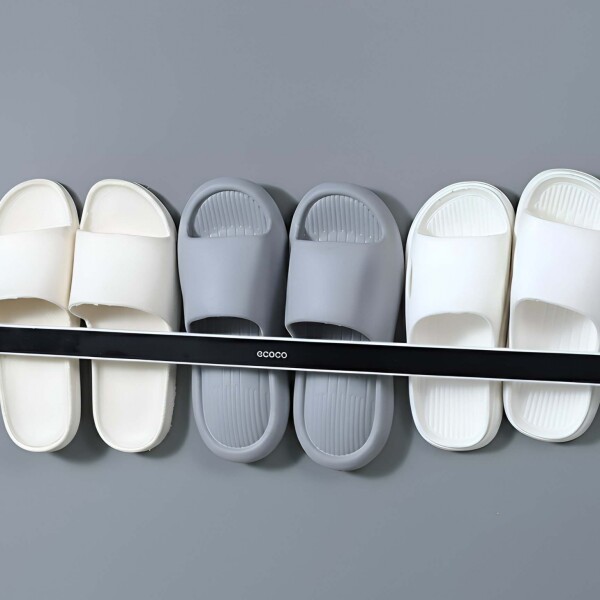 Barra Organizador Calzado Toallero Multifuncion Grande Variante Negro Grande