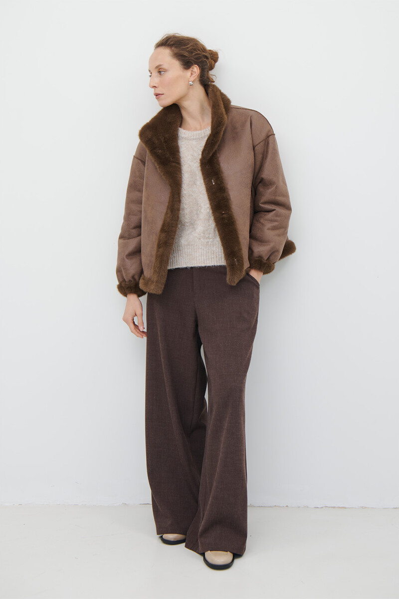 CHAQUETA FOXY MARRON