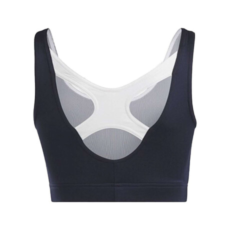 Top deportivo Id train big logo bra Azul