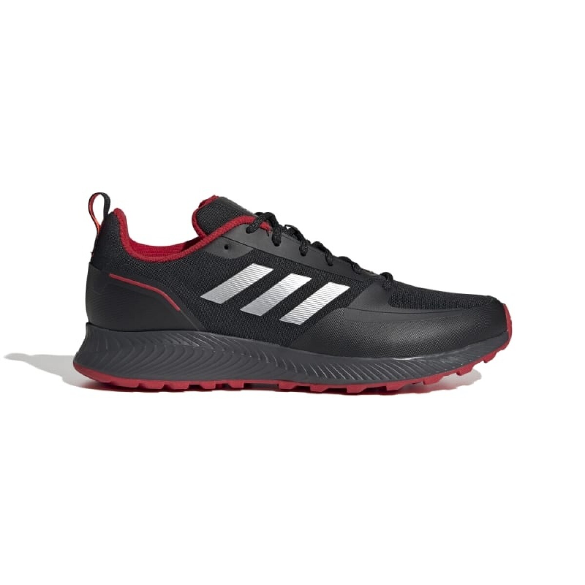 Championes ADIDAS RUNFALCON de Hombre - FZ3577 - Negro-rojo 