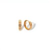 Caravanas Aros Zirconia y oro - Oro bajo - Zirconia- CA8148 conpiedra
