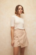 FALDA PLACES Beige