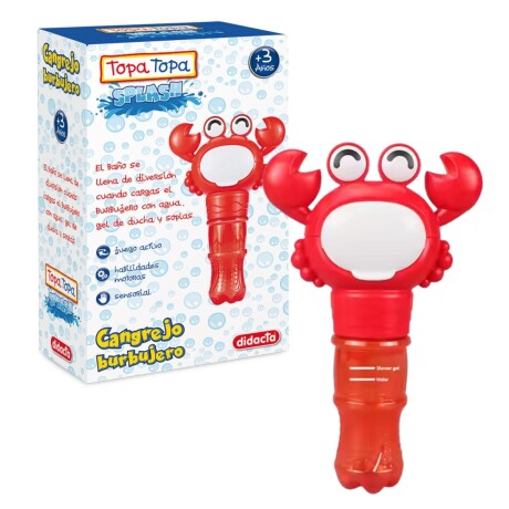 Juguete de Baño Infantil Topa Topa Cangrejo Burbujero 001