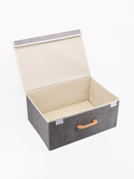 ORGANIZADOR TIPO CAJA TAPA GRIS