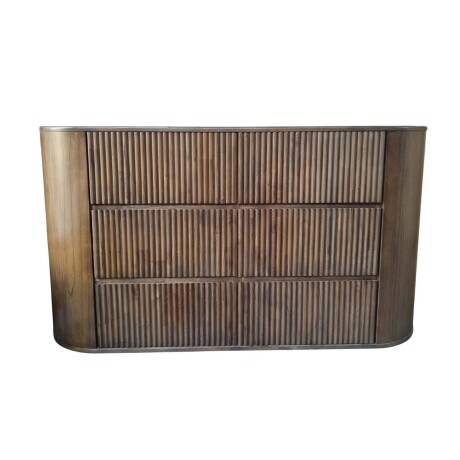 CÓMODA 6 CAJONES MADERA MARRON SOUTHPORT