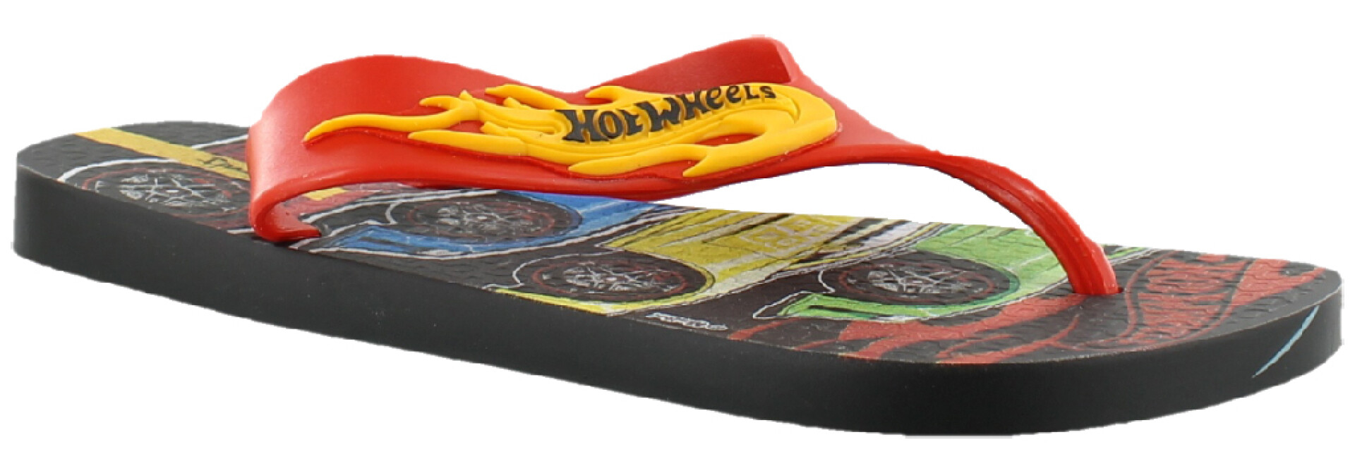 Hot Wheels Tyre Ipanema - Negro/Rojo 