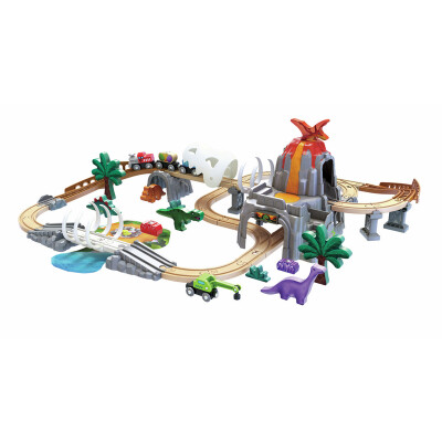 Tren Pista Dino Aventura Ferroviaria Hape Tren Pista Dino Aventura Ferroviaria Hape