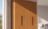 Ropero Maximus Plus 4 Puertas 4 Cajones Cinamomo