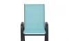 Silla de Textilina metal Turquesa