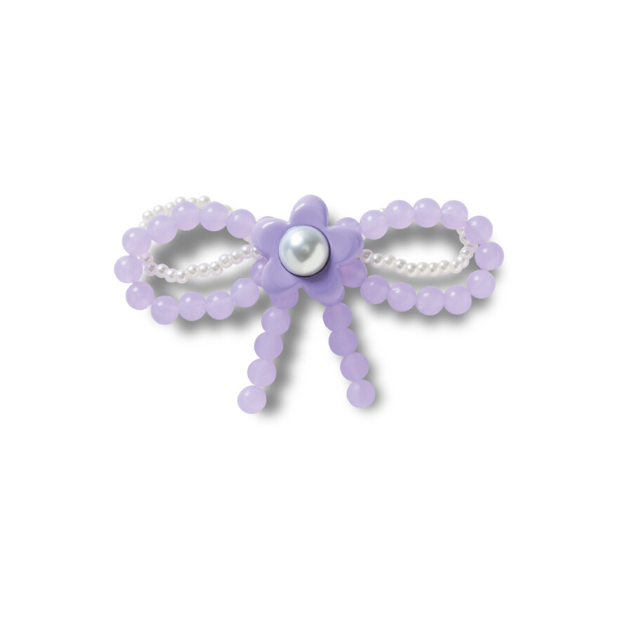 Jibbitz Purple Meta SMT Pearl Bow Multicolor