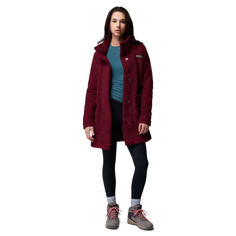 Campera Panorama Mujer Rich Wine Heather