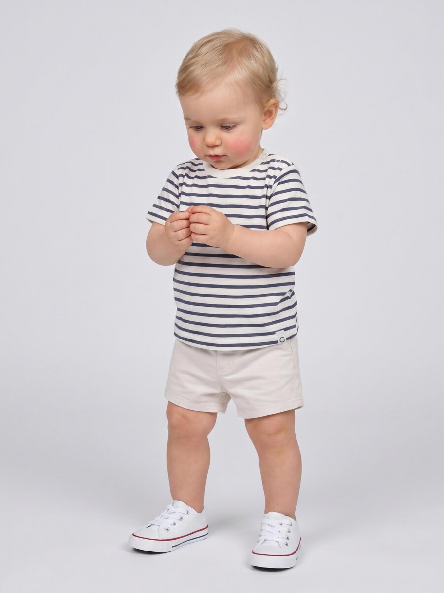 Pantalon Corto Blanco