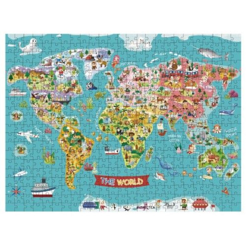 Rompecabezas - mapa del mundo Rompecabezas - Mapa Del Mundo