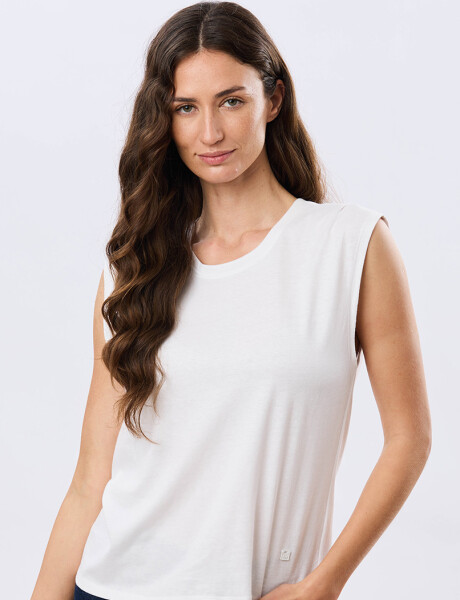 REMERA LISA DE ALGODÓN Blanco