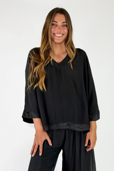 BLUSA CONIGLI Negro