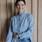 Camisa Magda Denim Celeste