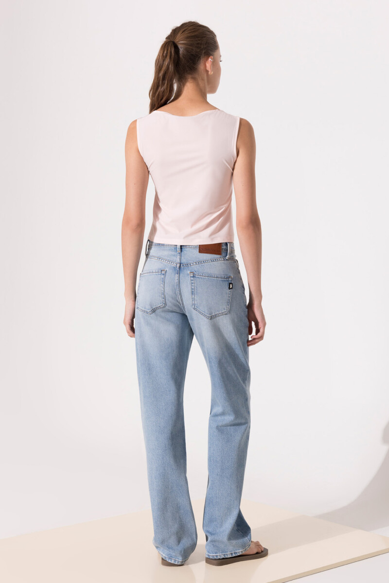 JEANS STRAIGHT WASH Celeste