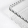 ORGANIZADOR RECT ACRIL TRANSP C/TAPA 30X10X5CM Unica
