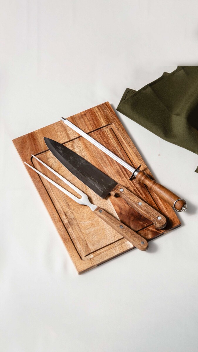 SET ASADOR RATH - ACACIA 