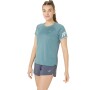Icon SS Top - Mujer Foggy Teal/pure Aqua