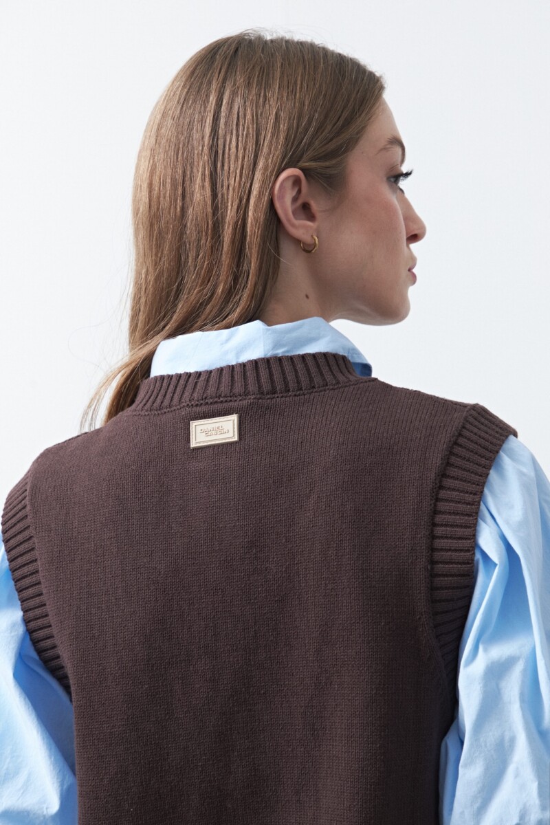 CHALECO MELT Chocolate