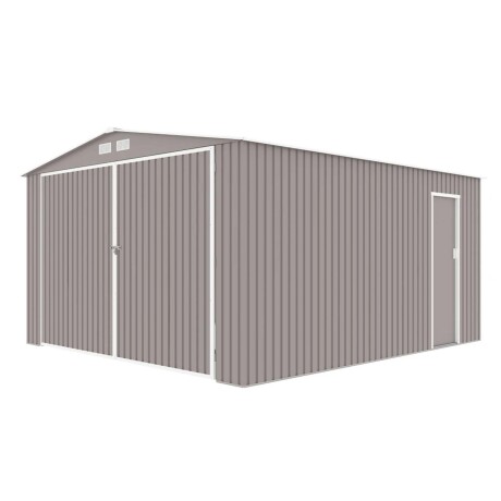 CASITA DE JARDÍN METAL GRIS S1004A