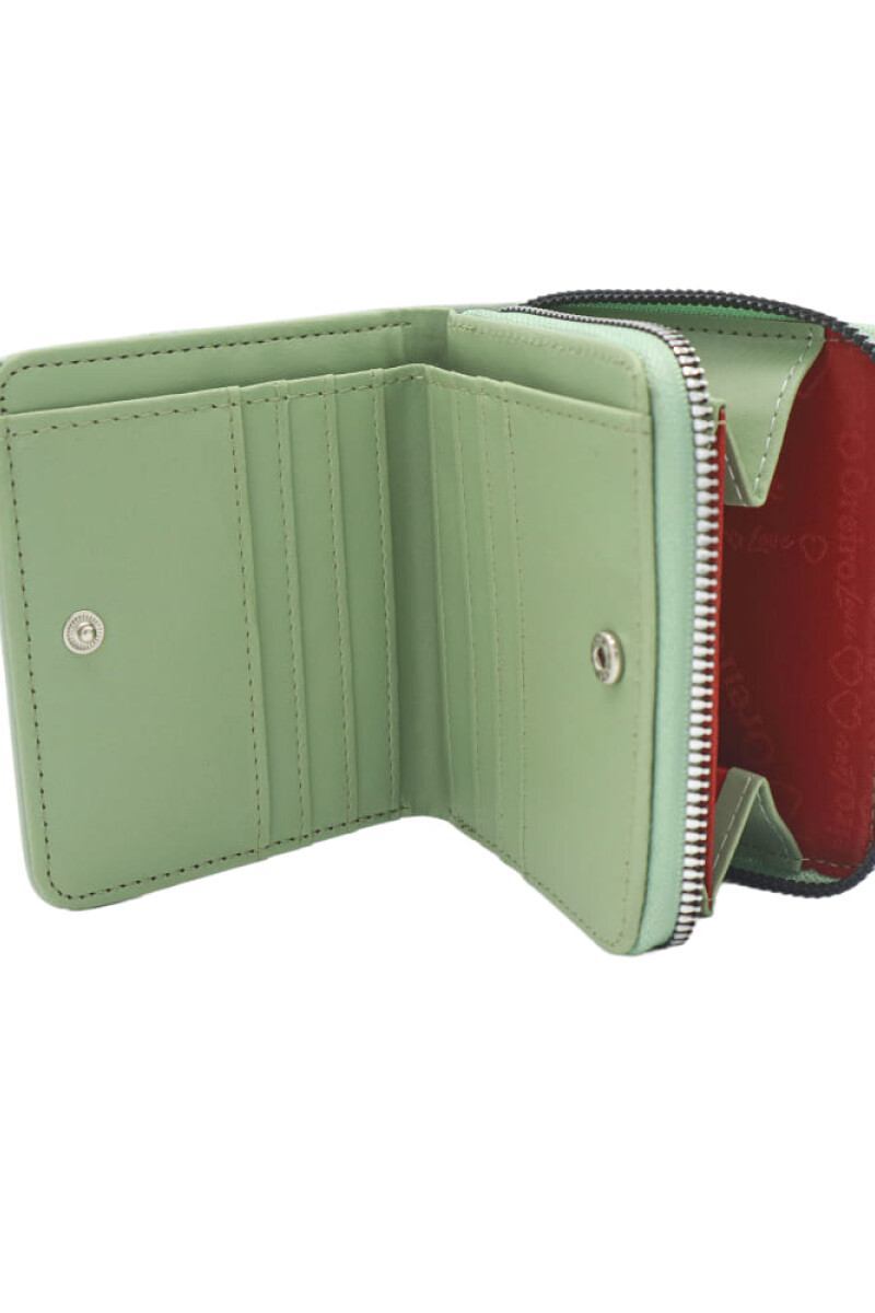 Billetera Las Oreiro Verde Aqua