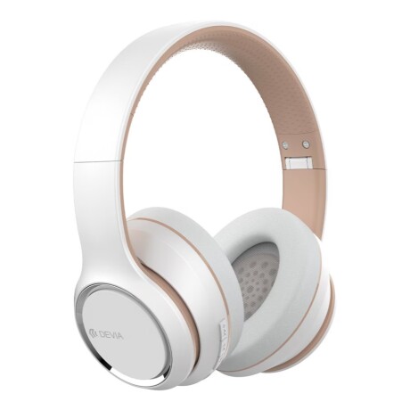 Auricular Banda On-ear Devia Kintone Series Wireless Headphone V2 White
