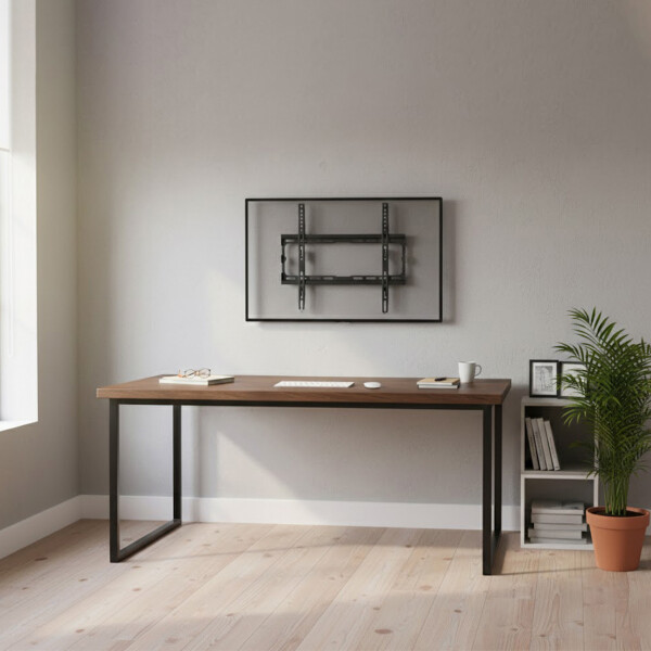 Soporte De Pared Movil Fijo Tele Tv De 32-70" 45 Kg Brateck Color Negro